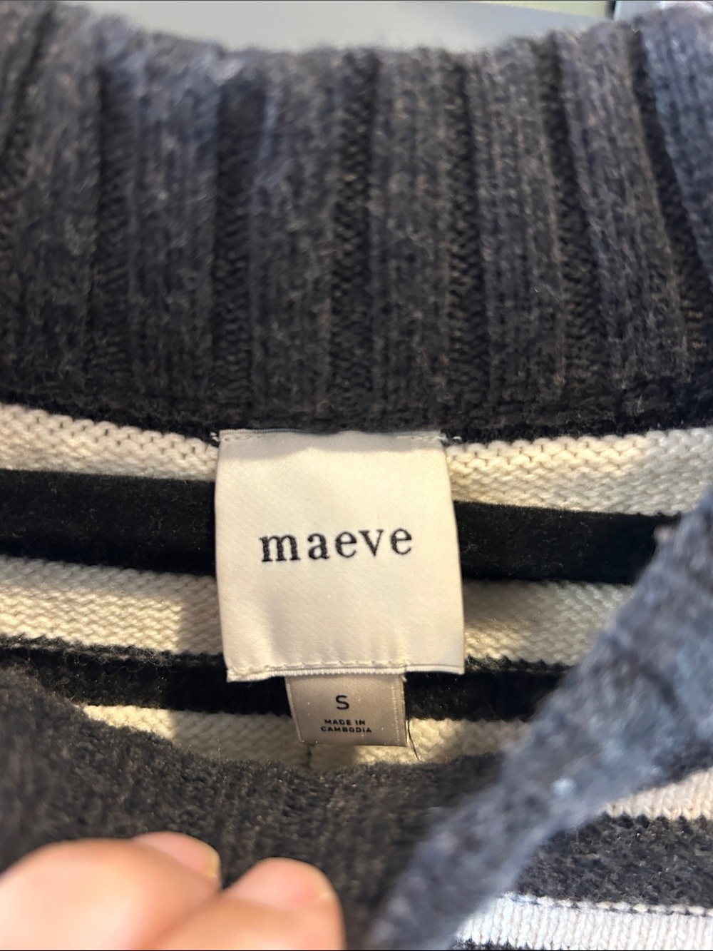 Maeve Anthropologie The Chandler Crew-Neck Relaxed Pullover Sweater - Picture 7 of 8